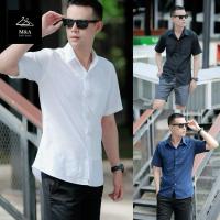 ราคา เสื้อเชิ้ตคอปกแขนสั้น Cotton Oxfort Shirt แบรนด์ M&A Life Style ผู้ชาย เนื้อผ้าคุณภาพ ไซส์มาตรฐาน (1731695315770902351)