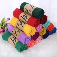 ราคา ผ้าพันคอผ้าฝ้ายผู้หญิง สีพื้น ผ้าคลุมไหล่และห่อฤดูร้อน นุ่ม โอเวอร์ไซส์ หญิง Foulard ฮิญาบ ขโมย ผ้าพันคอหัว มีให้เลือก 20 สี (BREEZES) (1730012387774467039)
