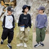 ราคา SweetKids พร้อมส่งจากกทม กางเกงเด็กผู้ชาย คาร์โก้เด็ก ขายาว รัดเท้า เอวยางยืด สไตล์เกาหลี หลายสีให้เลือก (1731414125780896513)