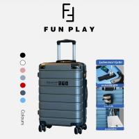 ราคา กระเป๋าเดินทางสำหรับขึ้นเครื่อง ขนาดใหญ่ พร้อมโครงอลูมิเนียมไททาเนียม (1731456861857088630)