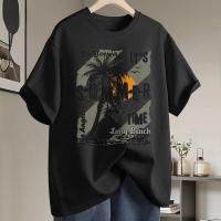 ราคา เสื้อสกรีน California Summer Time Long Beach เสื้อยืดแฟชั่น Oversize สีดำ เสื้อยืดผู้ชายเท่ๆ วินเทจ โอเวอร์ไซต์ ฮิตในขณะนี้ (1731832101088953399)