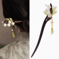 ราคา กิ๊บติดผมไม้ ลายกล้วยไม้หยกใหม่ พร้อมที่คาดผมม้วนผมแบบเรียบง่าย เครื่องประดับกี่เพ้าแบบวินเทจลายดอกรวงข้าว เครื่องประดับผมสไตล์ฮั่นฝูและจีนปิ่นปักผมจีนไม้ไผ่ ปิ่น ปัก (1730251287686318470)