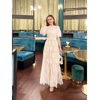 ราคา OR21833White เดรสขาว ผ้าลูกไม้เนื้อนิ่ม อัดพรีทซับในสีเนื้อ ใส่ออกงาน ใส่ทำบุญ ใส่เที่ยวได้ (1731394882385708275)