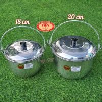 ราคา **อ่านก่อนสั่ง**หม้อหิ้ว หม้อหูหิ้ว อลูมิเนียม ตราร่มแท้ 18/20 ซม. - 1 ใบ โปรดเลือก (1731047817820801270)