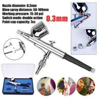 ราคา HD แอร์บรัชปากกาพ่นสี HD-130-2 หัวฉีด 0.3 มม. ระบบ Double Action สำหรับงานโมเดล บอดี้เพ้นท์ เฟอร์นิเจอร์ กระจก เสื้อผ้า งานศิลปะ จัดส่งจากกรุงเทพฯ (1731482251269932665)