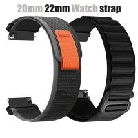 ราคา สายไนลอน, สำหรับ For Samsung Galaxy Watch 7, 6, 5, 4, 40mm, 44mm, คลาสสิก / แอคทีฟ / เกียร์ S3 อดีต, 20mm, 22mm, สายรัดแบบสปอร์ต, For Amazfit GTS 3 4 (1730962585231592261)