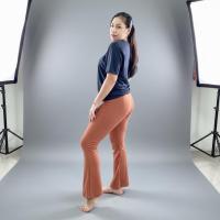 ราคา กางเกงขาม้า เก็บพุง เอวสูง มีกระเป๋าข้าง เอวยางยืด ผ้ายืดหยุ่น พลางหุ่น เนื้อผ้านิ่มใส่สบายๆ ระบายอากาศได้ดี (1732328260413786103)