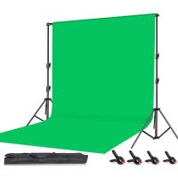 ราคา ฉากถ่ายรูป 2x2m มี3สีเลือกได้ ครบเซต (โครงฉากอลูทิเนียม2x2m ขา2m 2ตัว/คานบน3ท่อน และตัวหนีบผ้า4ตัวค่ะ &1 3x1.6m ฉากหลัง) ขาตั้ง (1730541130083764540)