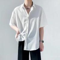 ราคา เสื้อเชิ้ตผู้ชาย ดีไซน์ธรรมดา ไอซ์ สีพื้น สไตล์เกาหลี คาร์ดิแกน ปก ลำลอง แขนสั้น ไซส์ XL สีขาว ดีไซน์ดั้งเดิม ไอซ์ สกี เสื้อเชิ้ตผู้ชาย (1730532895080155487)