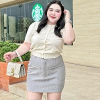 ราคา B05 กระโปรงกางเกงลายริ้ว ทรงเอว(มีซับใน) ทรงสวยเข้ารูป แนะนำ+1ไซส์ (1731836049189995890)