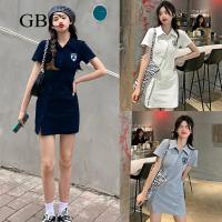 ราคา GBC เดรสโปโลแต่งกระดุม ปักอก ผ้านิ่มเนื้อเด้ง น่ารัก เดรสสาวหวาน เดรสน่ารัก ใส่สบาย เดรสระบายอากาศ (1732553025235224348)