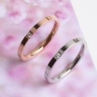 ราคา แหวนทองคำสีกุหลาบ, แฟชั่นยุโรปและอเมริกา, ดีไซน์น่ารักของผู้หญิง, Niche Ins, แหวนคู่เหล็กไททาเนียมเรียบง่าย (1731166246392727558)