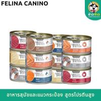 ราคา Felina Protein อาหารเปียกแมวและสุนัข โปรตีนสูง 70g - 85g (ขายเป็นชิ้นและโหล) (1731813850350126252)