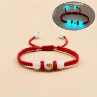 ราคา สร้อยข้อมือเรืองแสง 12 ราศี เสน่ห์นำโชค สายสีแดงจักรราศี ลูกปัดนำโชคสัตว์ สร้อยข้อมือทอมือ เรืองแสงในที่มืด (1732323275368990035)