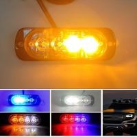 ราคา ไฟเตือนแสงแฟลชรถยนต์, 4LED, ไฟฉุกเฉิน, ไฟสัญญาณตะแกรงแฟลช, ไฟฟ้า, รถตำรวจ, รถพ่วง, สีเหลืองอำพัน, สำหรับรถบรรทุก 12v และ 24V, 1 ชิ้น (1731531553498957147)