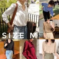 ราคา IT022 M อก 36" TARA Shirt เสื้อเชิ้ต แขนยาว กระดุมหน้า ทรงคลาสสิค ใส่ได้ตลอด ผ้าไหมอิตาลี ผ้าใส่สบาย ไม่ร้อน ใส่ได้ทุกโอกาส (1729777100682595165)