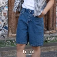 ราคา Prompt Baggy Bermuda กางเกงยีนส์ขาสั้น ขากระบอก ทรงกว้างไม่บาน ยีนส์ฟอก เอว28-36" กางเกงยีนส์ Unisex (1731412160530253852)