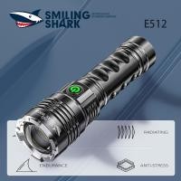 ราคา ไฟฉาย SmilingShark สว่างเป็นพิเศษ ไฟฉายแบบพกพา LED 26650 USB ชาร์จใหม่ได้ ซูมได้ กันน้ำ เหมาะสำหรับการตกปลากลางแจ้ง เดินป่า ปั่นจักรยาน ปีนเขา แคมป์ปิ้ง ไฟฉุกเฉิน โคมไฟ (1729611126630550370)