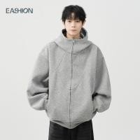 ราคา เสื้อฮู้ดขนาดใหญ่, สไตล์สตรีท, เย็บปักถักร้อยธรรมดา, เสื้อกันหนาว Unisex, ระบายอากาศได้, เสื้อยืดแขนยาว, ปิดซิป, ชุดลำลอง, เสื้อโค้ทผู้ชายทรงหลวม (1732361948692841930)