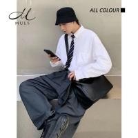 ราคา กระเป๋าสะพายข้าง สำหรับผู้ชายและผู้หญิง กระเป๋าโท้ทความจุขนาดใหญ่ สไตล์ญี่ปุ่นและเกาหลีเรียบง่าย ทำจากหนัง PU นุ่ม สายสะพายไหล่กว้าง เหมาะสำหรับการเดินทาง (1732579726041973841)