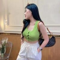 ราคา เสื้อครอป เสื้อกล้าม สีสันสดใส ผู้หญิง Clothing Women Lady (1729770235853179057)