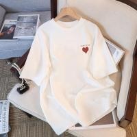 ราคา 【พร้อมส่งจากกรุงเทพ】M-3XL เสื้อยืดคัตตอลแขนสั้น เสื้อยืดผู้ชายแขนสั้น เสื้อยืดแขนสั้น เสื้อยืดโอเวอร์ไซส์ เสื้อแขนสั้นผู้หญิง เสือผู้หญิงสีพื้น เสื้อยืดผู้หญิง ยืดได้เยอะมาก ผ้าไม่หนา ใส่สบาย สไตล์หรู