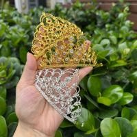 ราคา มงกุฏชุดไทย กะบังหน้าเด็ก ผู้ใหญ่ใส่ได้ เครื่องประดับผมชุดนางรำ ชุดไทยโบราณ (1731800420425565298)