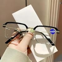ราคา #23017 แว่นตา แว่นแฟชั่น แว่นตาสายตายาว แว่นกรองแสง ComputerGlasses กรองแสงสีฟ้า กรองแสงคอมมือถือ สายตา+50ถึง+400 (1732104113422764163)