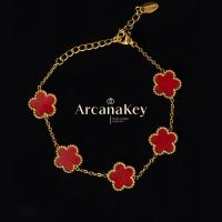 ราคา 【COD】สร้อยข้อมือดอกไม้ 5 กลีบหินโมรา สีสันสดใส สแตนเลส สไตล์เก๋ ใส่ได้ทุกวัน ทุกลุค!【ArcanaKey】 (1731333581436978467)