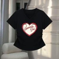 ราคา 【02874】M-3XL เสื้อแขนสั้นผู้หญิง เสื้อสาวอวบไซส์ใหญ่ เสื้อเอวจั้มสุดเซ็กซี เสือผู้หญิงสีพื้น แมทช์ง่าย ผ้านุ่ม ผ้าดีใส่สบายเหมาะกับอากาศร้อน ๆ Lady Women เสื้อยืดสาวอวบ Clothing Tshirt เสื้อ เข้า รูป