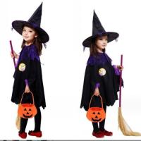 ราคา ชุดเด็ก, ธีมฮาโลวีน, สำหรับเด็กผู้หญิง, เสื้อคลุมประสิทธิภาพ, ชุดแม่มด, คอสเพลย์แม่มดน้อย, ชุดการแสดงระหว่างพ่อแม่และลูก (1732460200782628701)
