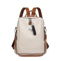 ราคา กระเป๋า เป้ ใบ ใหญ่ กระเป๋าเป้สะพายหลังผู้หญิงหนังสีผสม ความจุสูง สำหรับประจำวันและเดินทาง อเนกประสงค์ สไตล์แฟชั่นลำลอง เย็บคุณภาพสูง มาใหม่ (1731896385822099741)