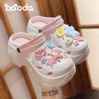 ราคา รองเท้าหัวโต เสริมส้น 6 ซม. พื้นเบา พื้นนิ่ม ใส่สบาย แถมตัวติดให้ฟรี EVAรองเท้าส้นสูง รองเท้าแตะส้นสูง (1731134039964026888)