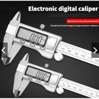 ราคา เวอร์เนียร์ พร้อมถ่าน Vernier caliper ดิจิตอล ตัวเครื่องสแตนเลส ขนาด0-150mm เวอร์เนีย LCD Digital Electronic (1731551776145769682)