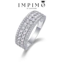 ราคา (Total all mo 1.2 CT) แหวนเพชรโมซาไนต์แท้ล้วน น้ำหนักรวม 1.2 กะรัต จาก Impimo Thailand ชูบนตัวเรือนเงินแท้ 925 ชุบทองคำ 18K White Gold (1732190755186116704)