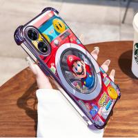 ราคา เคสโทรศัพท์, เคสสำหรับ OPPO A18, OPPO A38, OPPO CPH2579, OPPO CPH2591, ดีไซน์ซุปเปอร์มาริโอน่ารัก, ถุงลมนิรภัยชุบด้วยไฟฟ้า, ป้องกันสี่มุม, กันกระแทก, กันฝุ่น, ปกอ่อน (1731793854089234410)