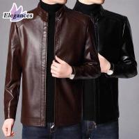 ราคา เสื้อแจ็กเก็ตหนัง แจ็คเก็ตหนัง คอปก สไตล์เกาหลี คุณภาพสูง แจ็คเก็ตมอเตอร์ไซค์ สําหรับผู้ชาย (1731930420402031105)