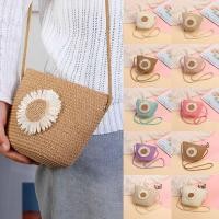 ราคา กระเป๋าฟาง, กระเป๋าสตางค์ซองจดหมาย, ทรงเปลือกหอย, กระเป๋าถือแฮนด์เมด, กระเป๋าสะพายไหล่, เหมาะสำหรับเด็ก (1731591083524852532)