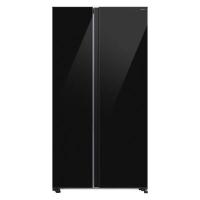 SAMSUNG ตู้เย็น Side by Side SpaceMax Technology 23.1 คิว Inverter (สี Clean Black) รุ่น RS70F65Q1BS