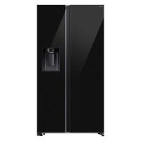 SAMSUNG ตู้เย็น Side by Side SpaceMax Technology 22.4 คิว Inverter (สี Clean Black) รุ่น RS70F65K1BS