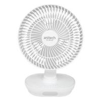 ANITECH พัดลมชาร์จไฟ 8 นิ้ว (สีขาว) รุ่น SMF-09