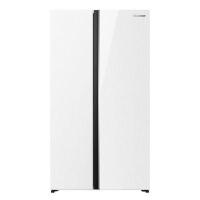 HISENSE ตู้เย็น Side by Side Pure Space Series RS708 19.8 คิว Inverter Pro (สีกระจกขาว) รุ่น RS708N4
