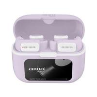 AIWA หูฟังไร้สาย บลูทูธ Truly Wireless (สีม่วง) รุ่น AT-H03 EDGE