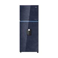HAIER ตู้เย็น 2 ประตู 16.7 คิว Inverter (สีน้ำเงินกระจก) รุ่น HRF-490IWMGU1