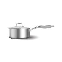 ราคา AMERCOOK Aristo หม้อด้ามสแตนเลสพร้อมฝา (18CM) รุ่น AR0418 (314068)