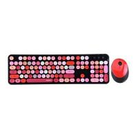 ราคา MOFII คีย์บอร์ดไร้สาย + เมาส์ไร้สาย (สี Mixed Black) รุ่น Sweet (272760)