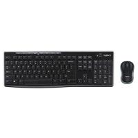 ราคา LOGITECH คีย์บอร์ดไร้สาย + เมาส์ไร้สาย (สีดำ) รุ่น MK270R (254385)