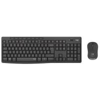ราคา LOGITECH คีย์บอร์ดไร้สาย + เมาส์ไร้สาย (สี Graphite) รุ่นMK295 (281219)