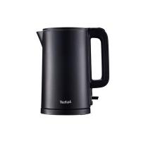 ราคา TEFAL The Great Double Wall กาต้มน้ำไฟฟ้า (1500 วัตต์, 1.5 ลิตร, สีดำ) รุ่น KO1408 (309888)