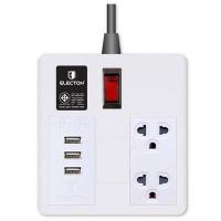 ราคา Electon รางปลั๊กไฟ 2 ช่อง 3 USB ยาว 3 เมตร รุ่น EP-A4103U3